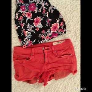 Rag & bone jean distressed shorts